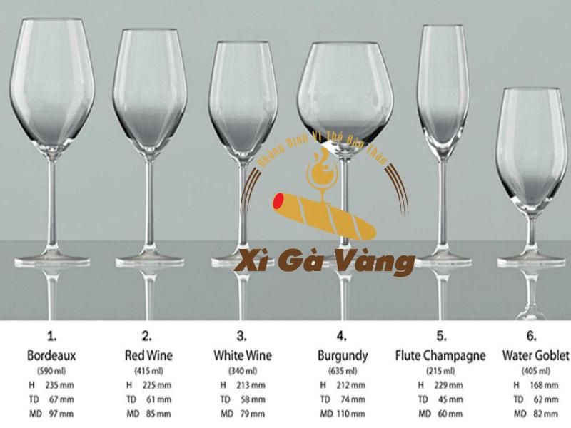 Ghé cửa hàng Xì Gà Vàng để chọn mua những chiếc ly đựng rượu tốt nhất